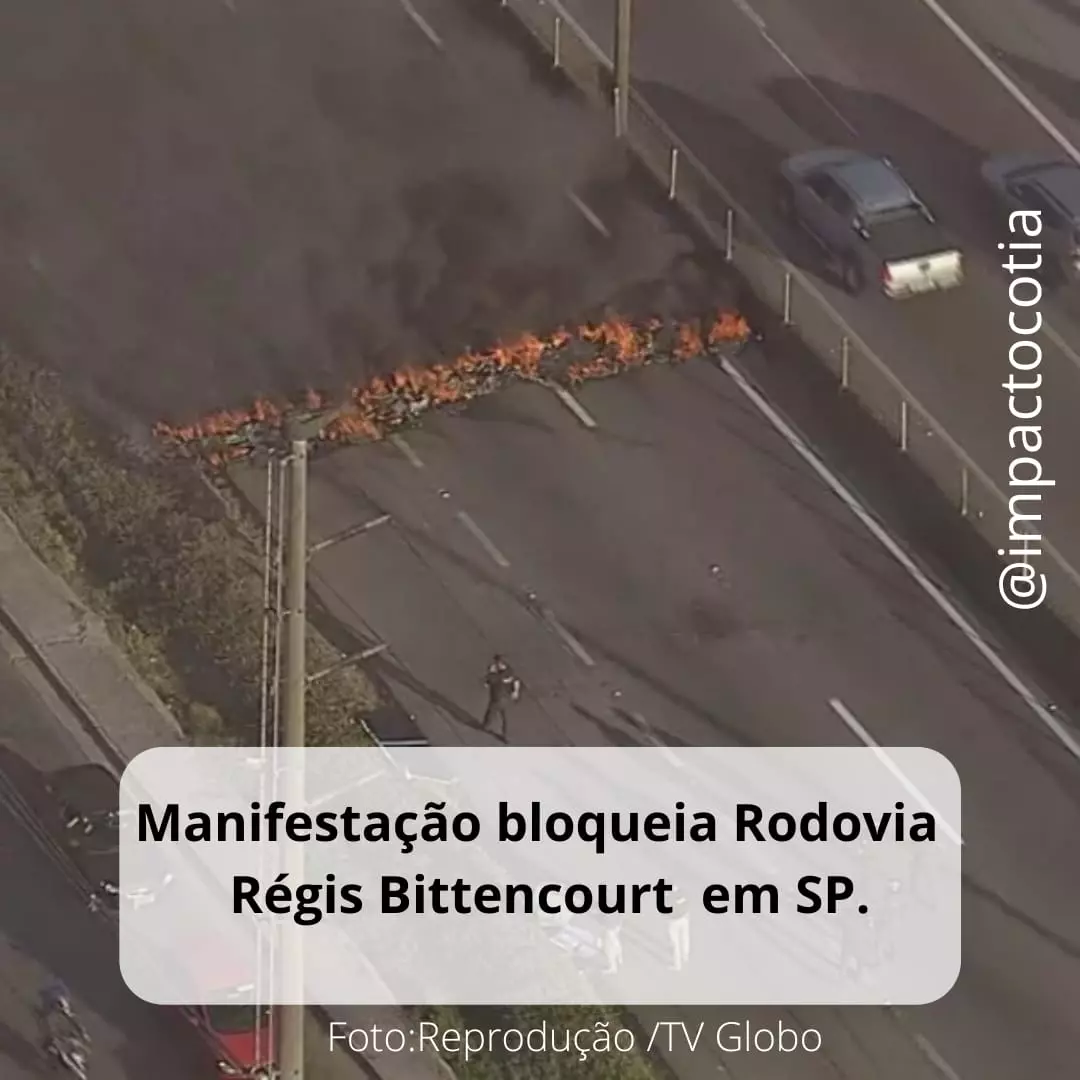 Manifestação bloqueia Rodovia Régis Bittencourt em SP